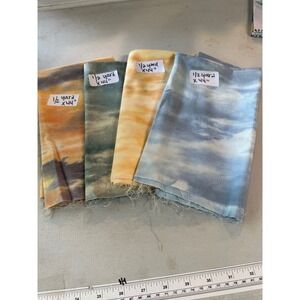 Watercolor Sky Cloud Cotton Fabric Bundle 4 Pieces 1/2 Yard Each 2 Yards Total